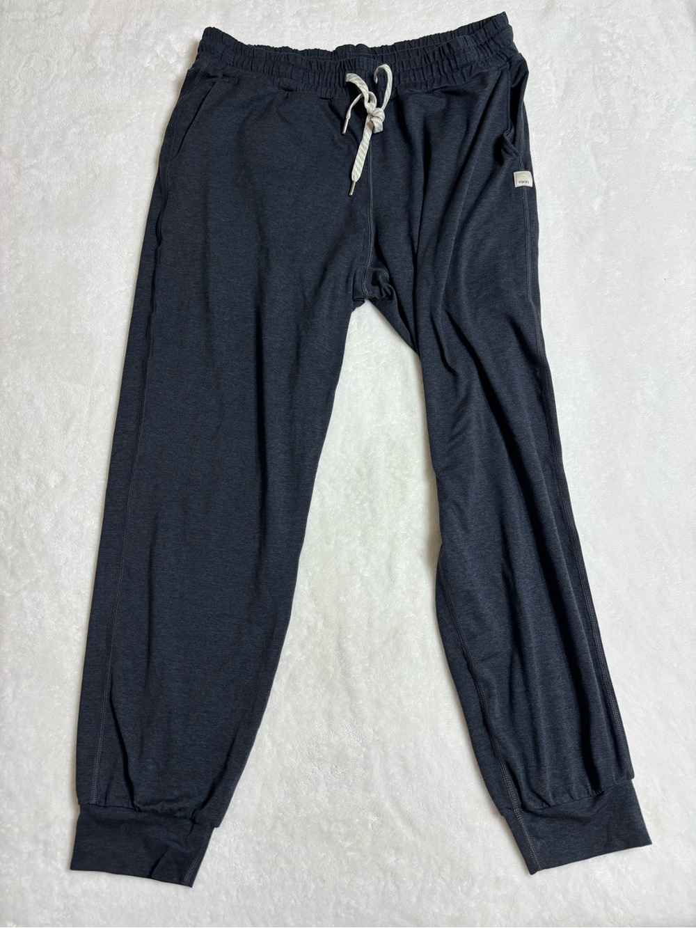 Vuori Women’s Navy Black Jogger Pants with Drawstring Size Medium